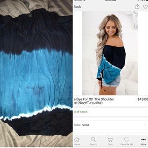 NanaMacs Boutique ombré top